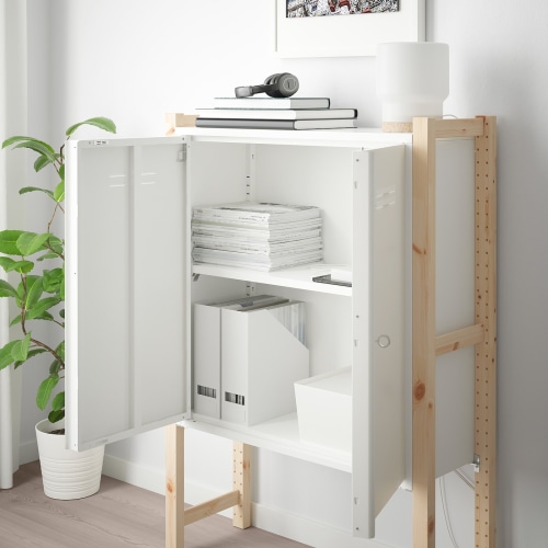 IKEA IVAR Cabinet with doors 80x83cm White Dining Urban Sales